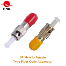 1 ~ 30dB ST PC Male to Female Fiber Optic Atenuador